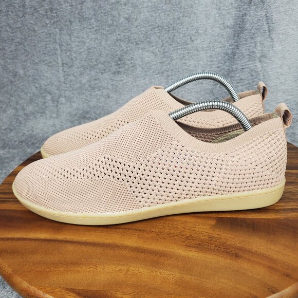 Born Pink Slip-On Flats Breathable Loafers - Picture 3 of 9